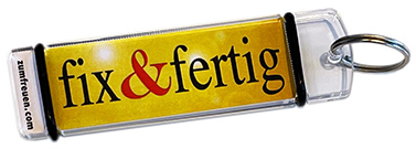 zusammengebaute Schlüsselanhänger