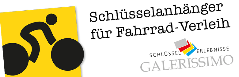 schlüsselanhänger für fahrradverleih