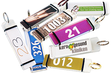 Lange, schmale Schlüsselanhänger beim Hersteller kaufen