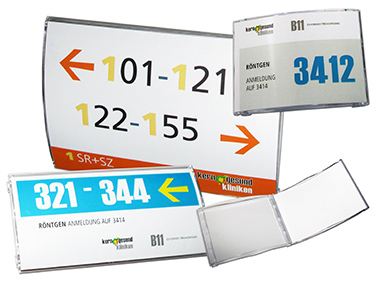 Hochwertige Kunststoffschilder