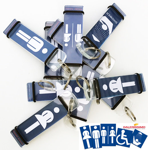 schlüsselanhänger für besucher wc's