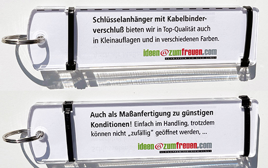 plexiglas® schlüsselanhänger